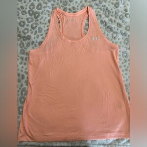 Under armpit heat gear loose peach tank
